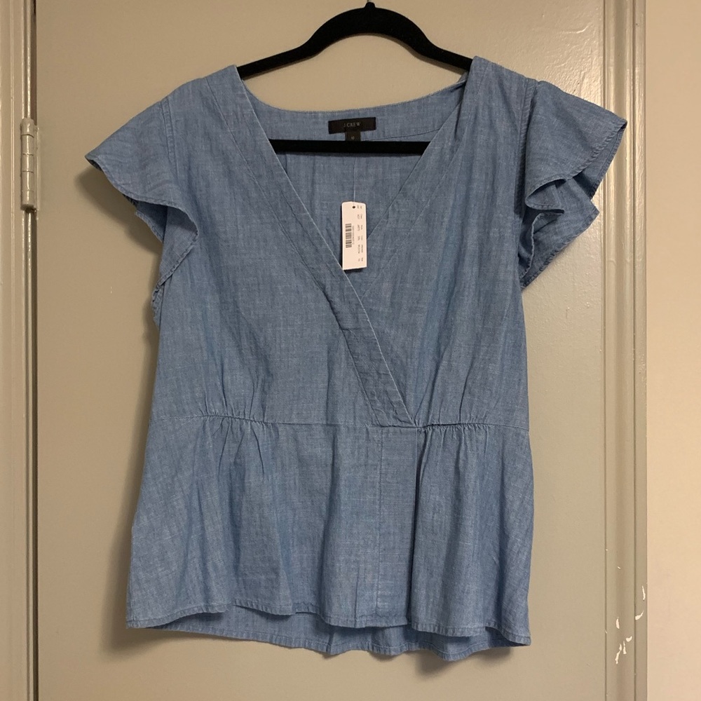 NWT J. Crew short sleeve top! Size 10.
